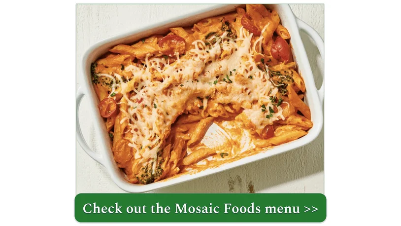 Mosaic Foods' Penne alla Vodka