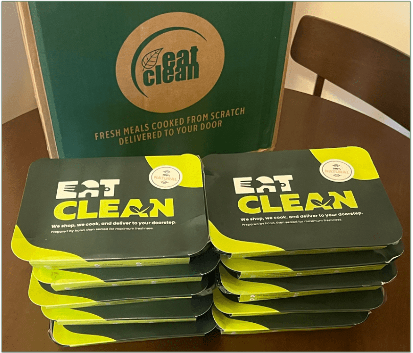 Eat Clean’s single-serving meals are easy to store