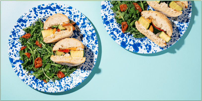 Purple Carrot's Summer Vegetable Ciabatta