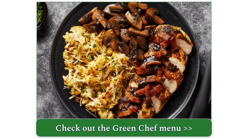 Green Chef's Balsamic-Glazed Chicken with Bacon, Parmesan, and Truffled Mushrooms
