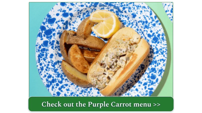 Purple Carrot's New England Lobster Rolls