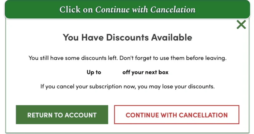 Green Chef's leaving survey