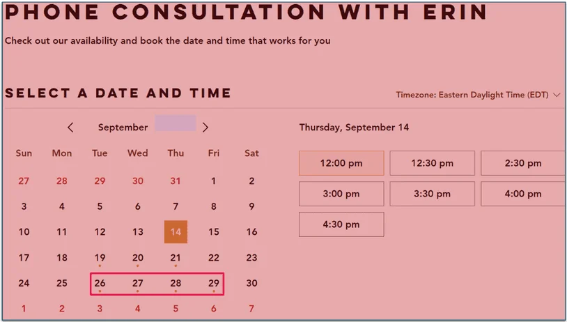 Evermore's availability for consultations
