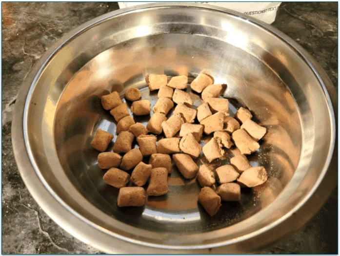 Bowl of Spot & Tango's UnKibble