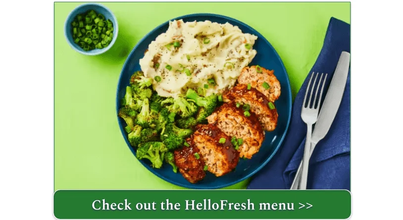 HelloFresh's Brown Sugar Bourbon Pork Meatloaves