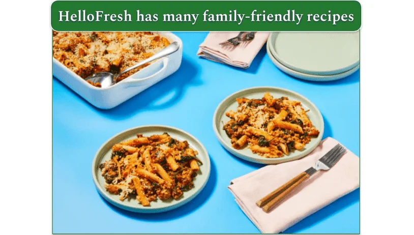 Image of HelloFresh's Saucy Pork and Penne Casserole