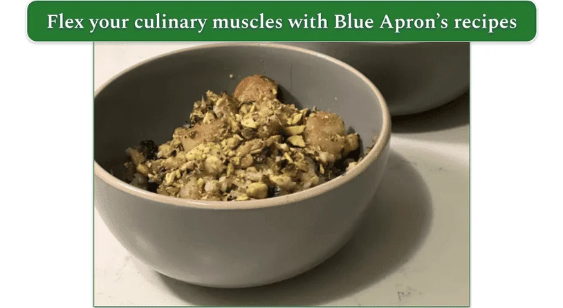 Blue Apron’s Seared Scallops and Garlic Herb Risotto