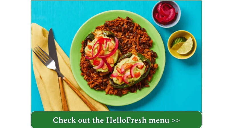 HelloFresh's Tex-Mex Turkey Stuffed Peppers