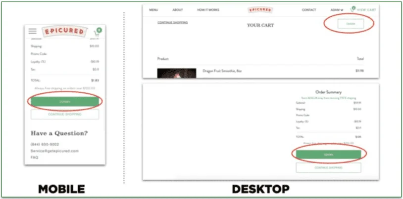 how to edit your epicured order