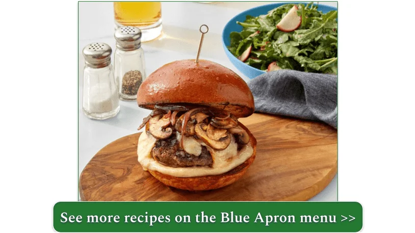Blue Apron's Truffle & Fontina Prime Beef Burgers