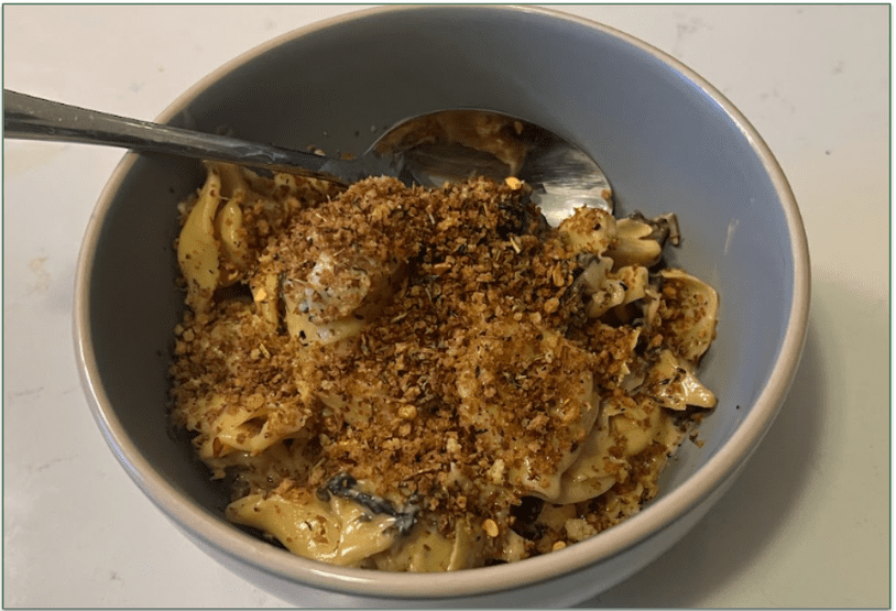 Home Chef's Creamy Spinach and Artichoke Tortellini