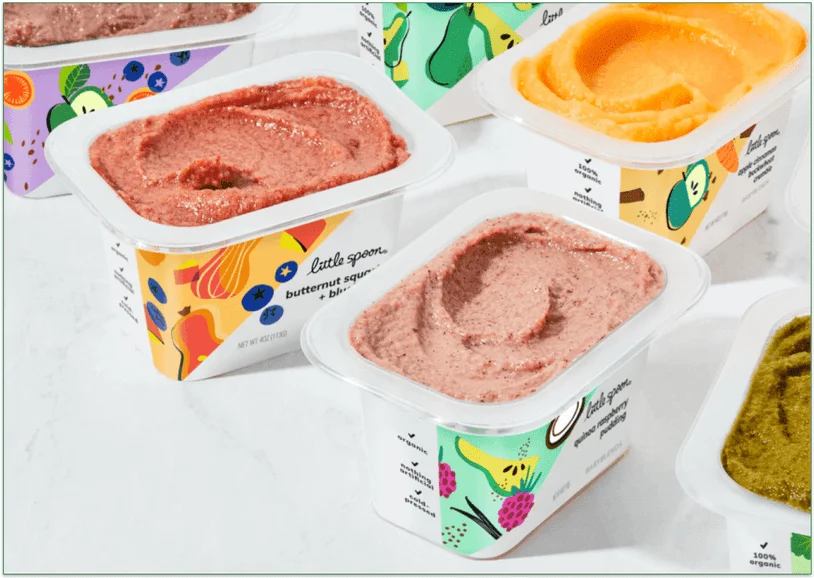 a screenshot of how little spoon's babyblends will arrive