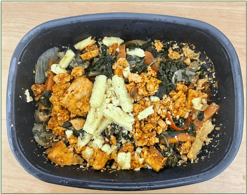 Gochujuang Tofu with Sweet Potato Noodle Japchae by BistroMD