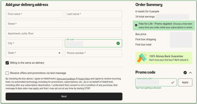 3: Add your address to see delivery options