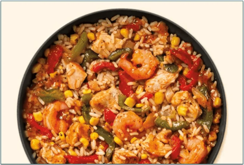 Nutrisystem's Cajun-Style Chicken and Shrimp Saute