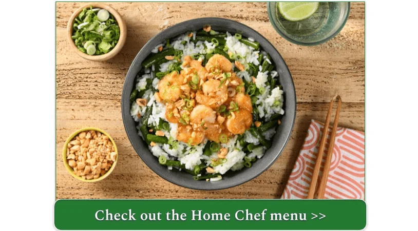 Home Chef's Sweet Chili Shrimp Rice Bowl