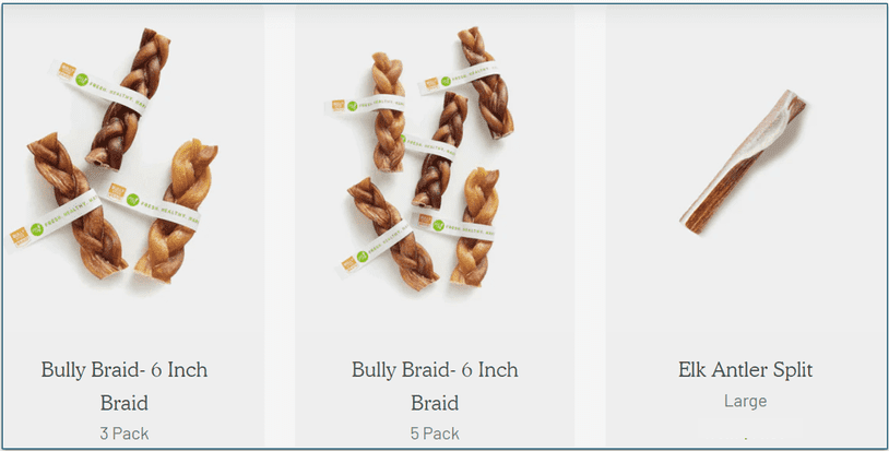 Part of Get Joy's Chews & Splits assortment