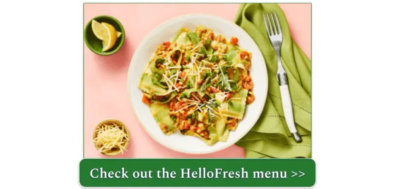 Garden Spinach Ricotta Ravioli by HelloFresh, 550 calories per serving.