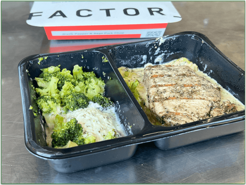 Factor’s Black Pepper and Sage Pork Chop
