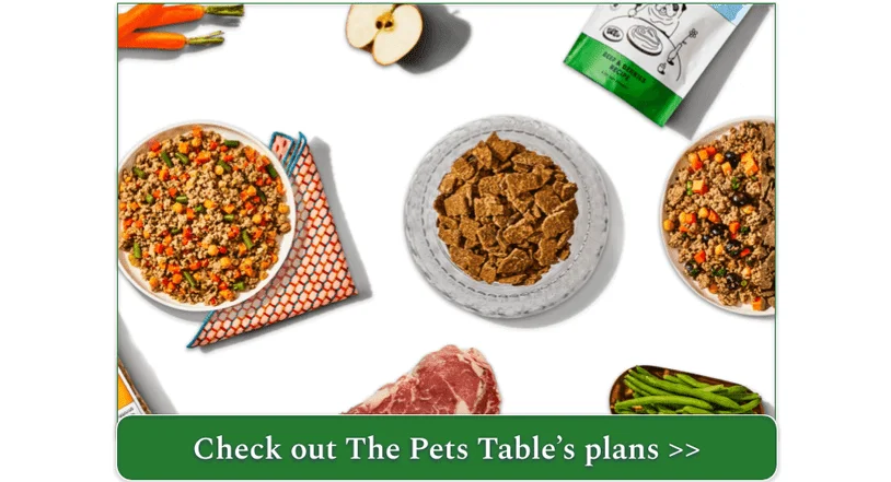 A sampling of The Pets Table Fresh and Air-Dried meals