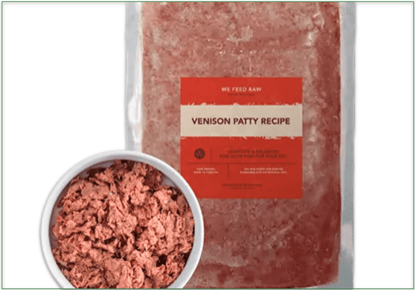 We Feed Raw's Venison Patty Recipe