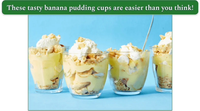 banana pudding with homemade vanilla wafers from dinnerly