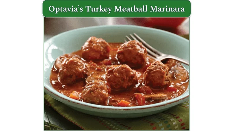 Optavia's Turkey Meatball Marinara