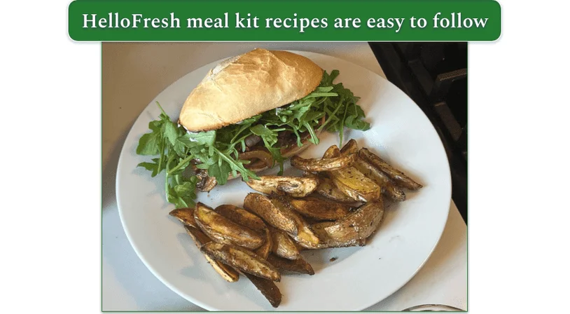 HelloFresh’s Vegan Mushroom French Dip Sandwiches