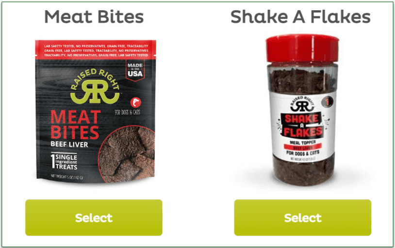 Image of Raised Right's treats