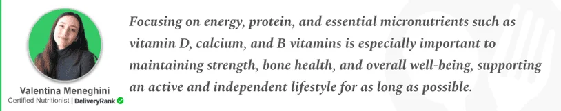 Quote from our certified nutritionist