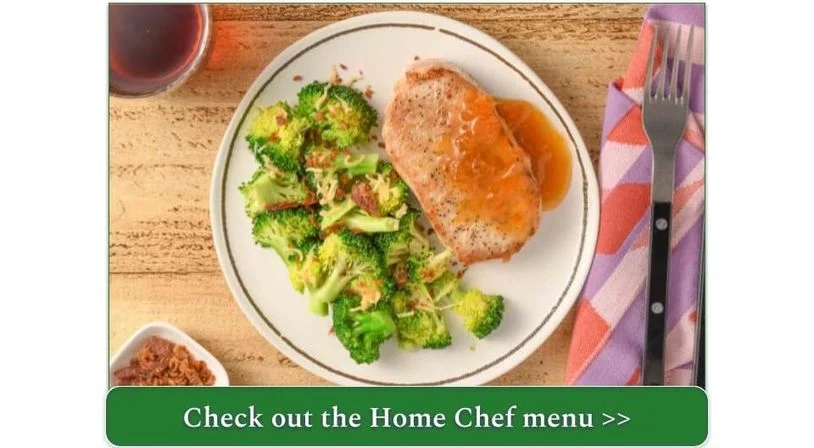 Home Chef's Apricot Mostarda Pork Chop