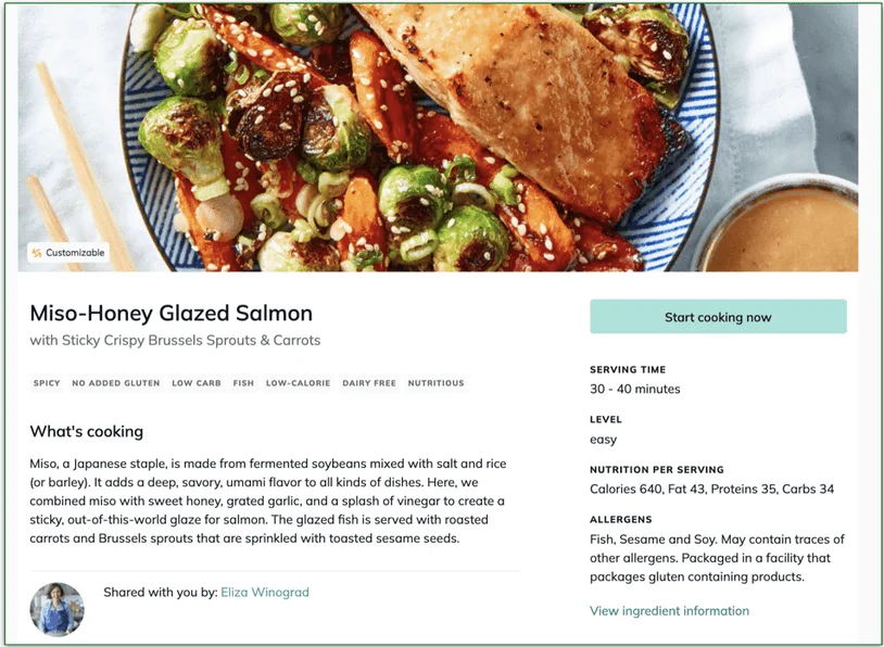 You’ll find all the information you need on each recipe