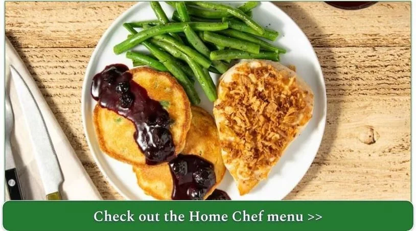Home Chef's Crispy Onion-Crusted Chicken and Jalapeño Cornbread Cakes