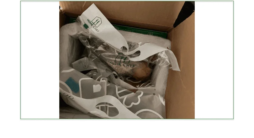 Photo of the box immediately after the author opened it.