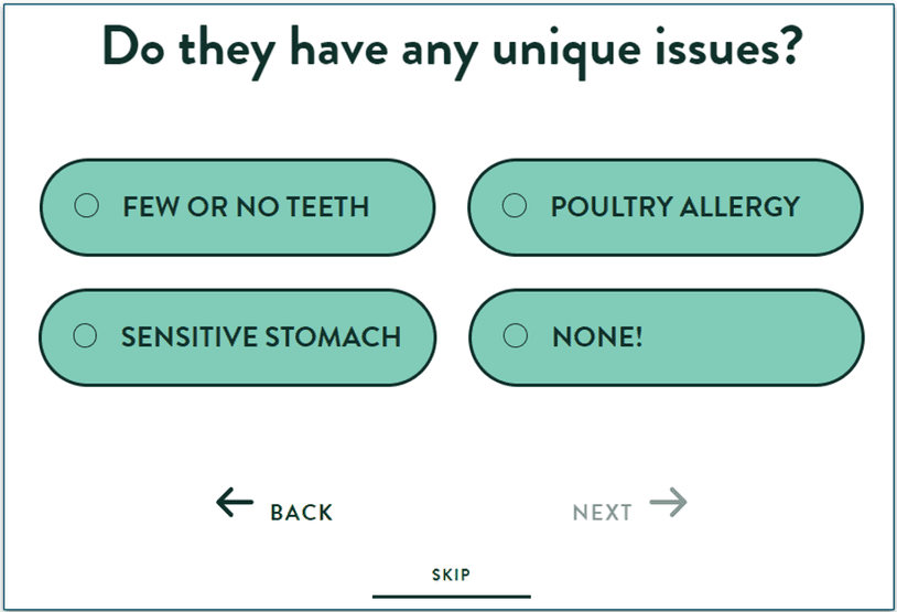 Portland Pet Food Company's Feeding Calculator