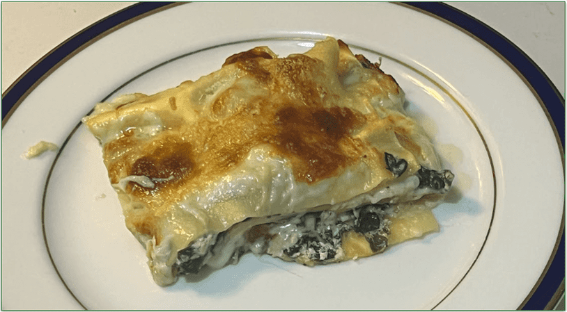 Marley Spoon's Creamy Alfredo Four Cheese Lasagna