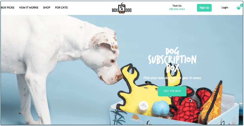 BoxDog homepage