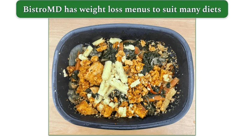 Butternut Squash with Chicken Meatballs in a Marinara Sauce from BistroMD