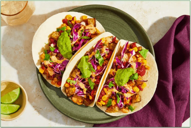Baja-Style Potato Tacos from Green Chef