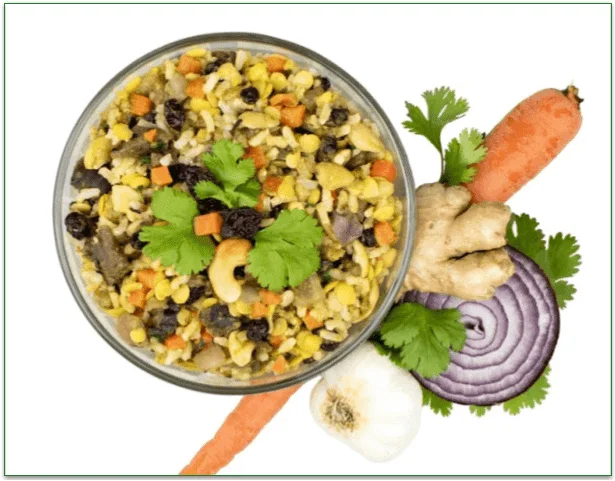 The Garden Bowls are packed with veggies