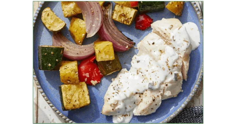 Roasted Chicken & Tzatziki from Blue Apron