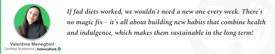 Quote from our certified nutritionst