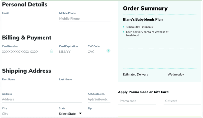 6. Enter your payment info and finish the checkout process
