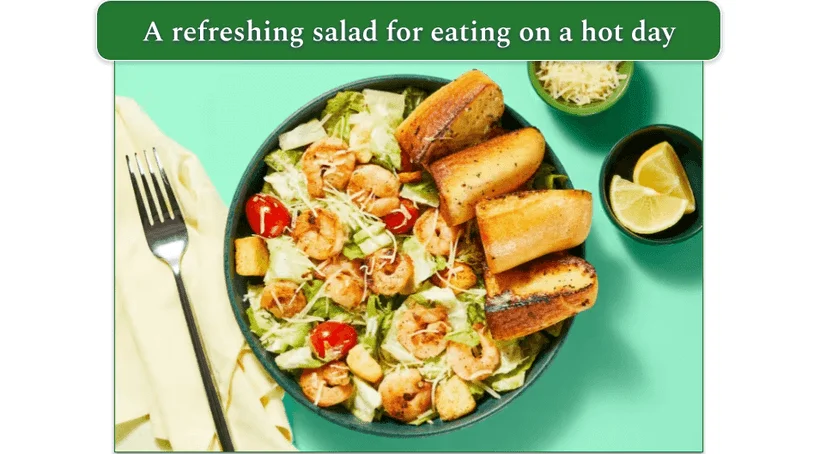 HelloFresh's Shrimp Salad