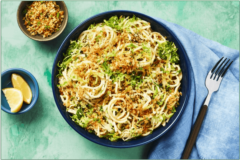 HelloFresh's Lemony Spaghetti with Chicken Sausage