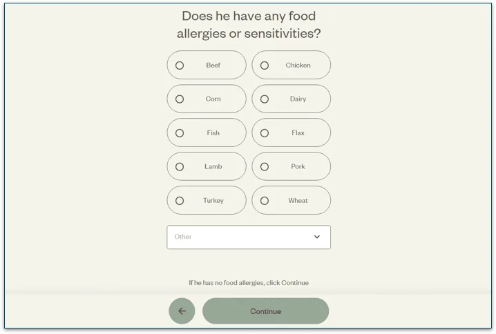 Ollie's cutsomization quiz