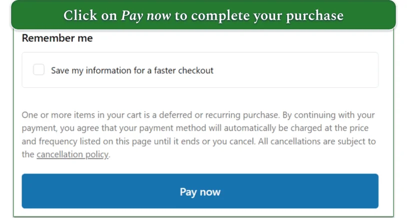 Finalizing purchase from Portland Pet Food Company