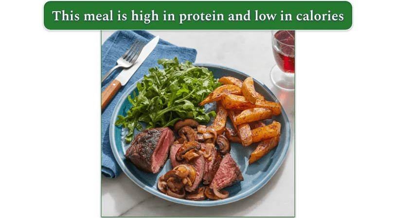 Blue Apron's Seared Steaks & Buttery Mushroom Pan Sauce