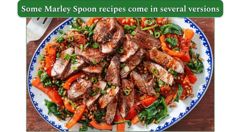Marley Spoon's Tamari-Glazed Coulotte Steak