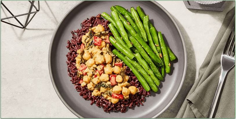 Factor's Chickpea Curry dish.